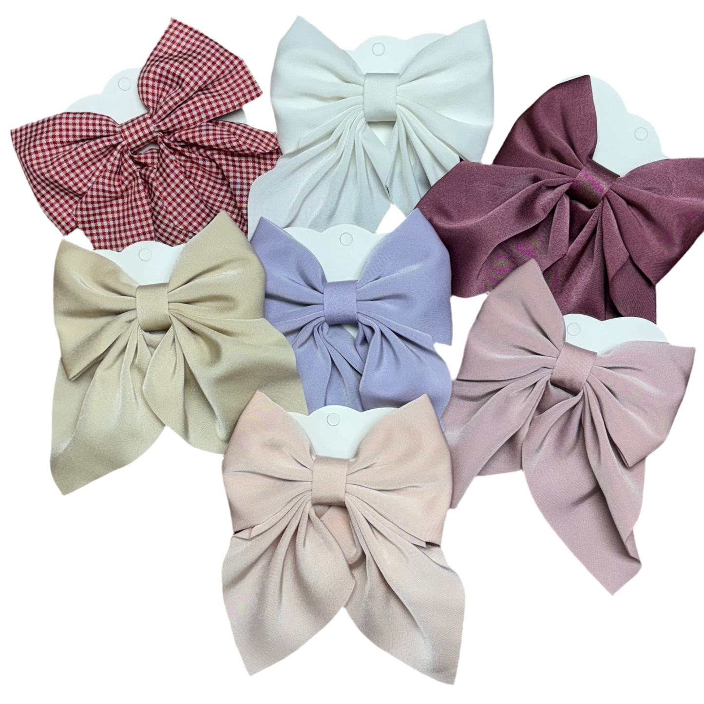 Hair Bows 7” with Clip