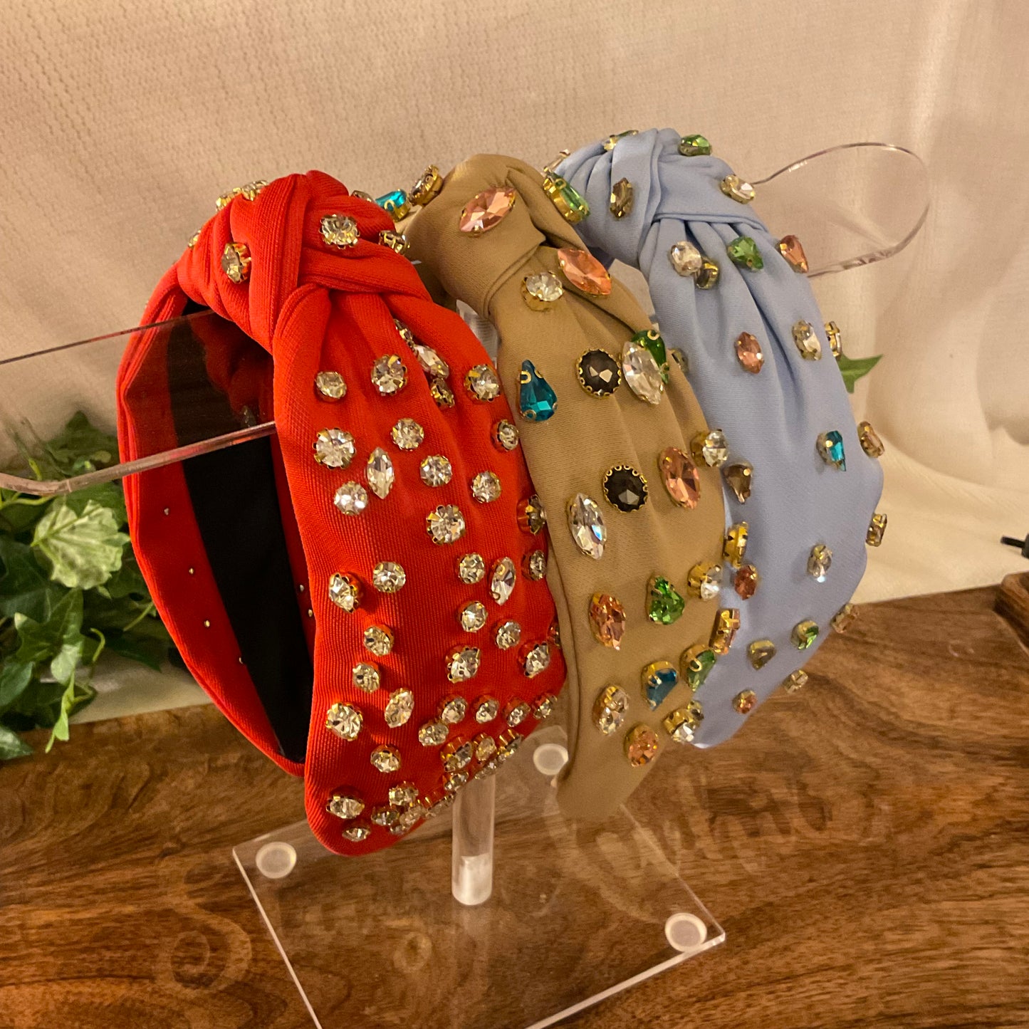 Rhinestone Beaded Headband