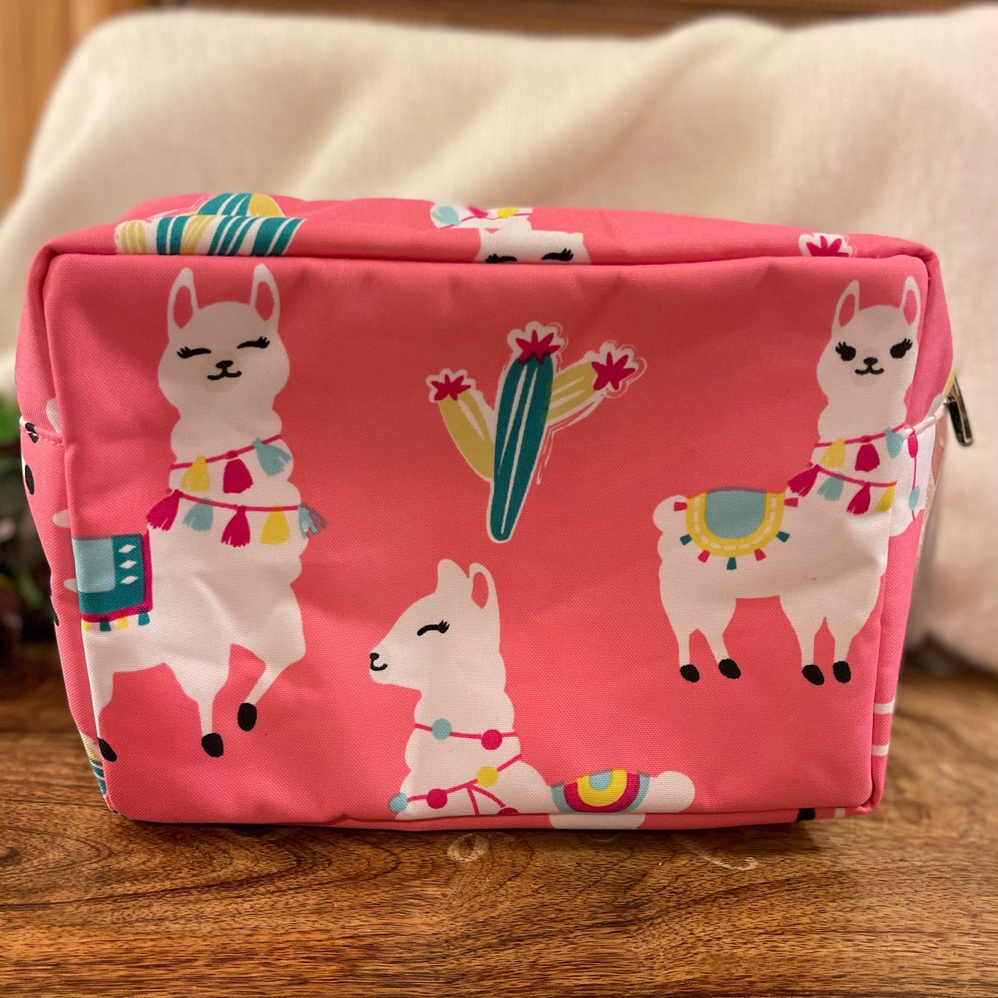 Llama Toiletry Bag Or Roll Up Cosmetic Bag