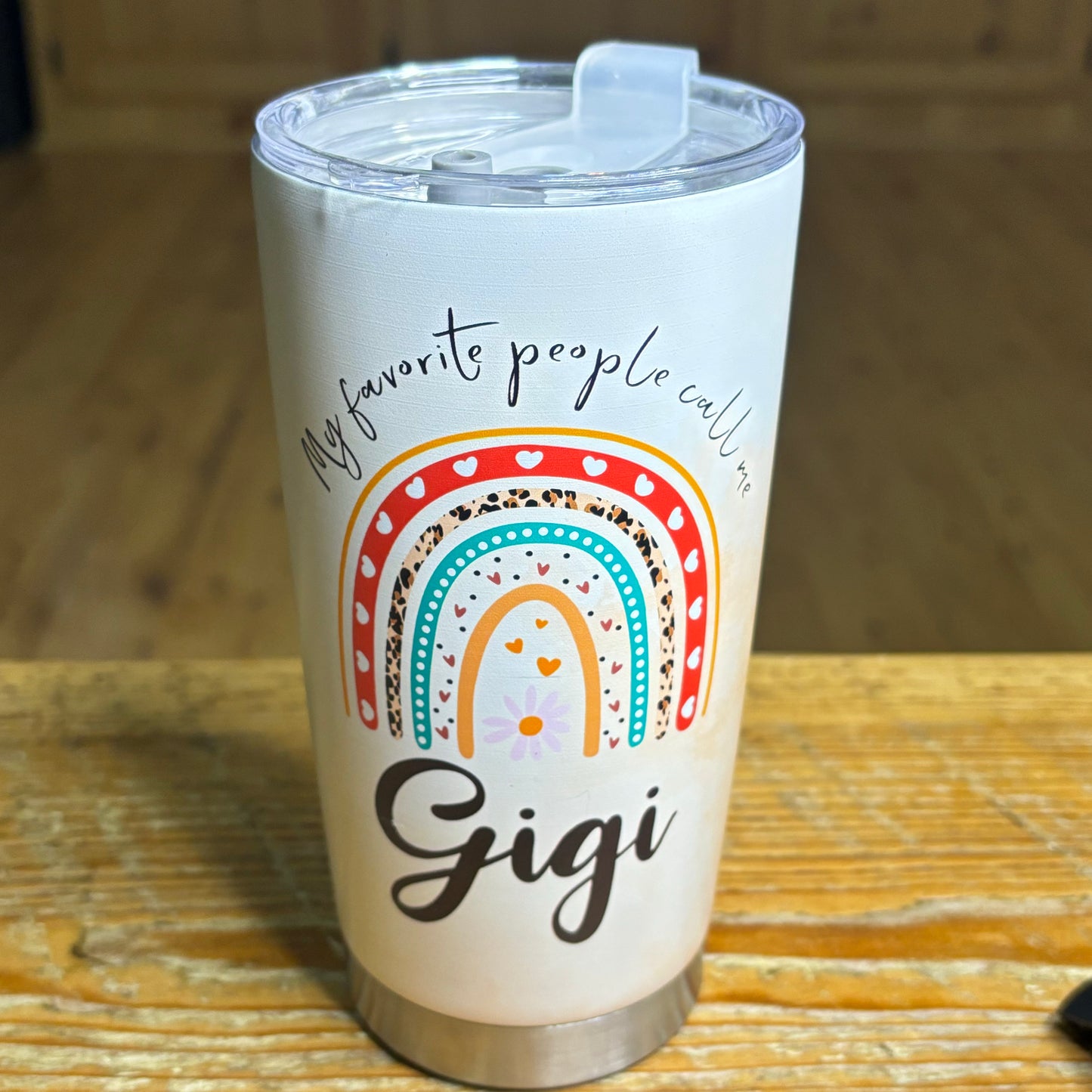 Gigi’s 20oz Stainless Steel Tumbler and Nana’s Coffee Spoon