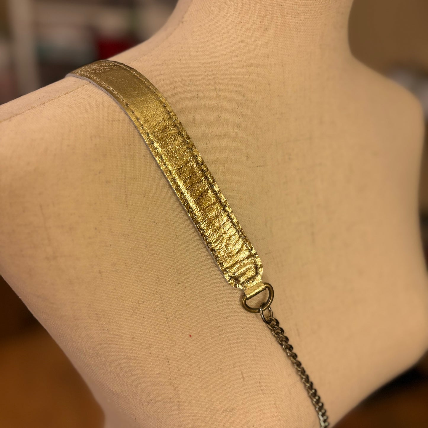 Gold Arizona Crossbody Purse