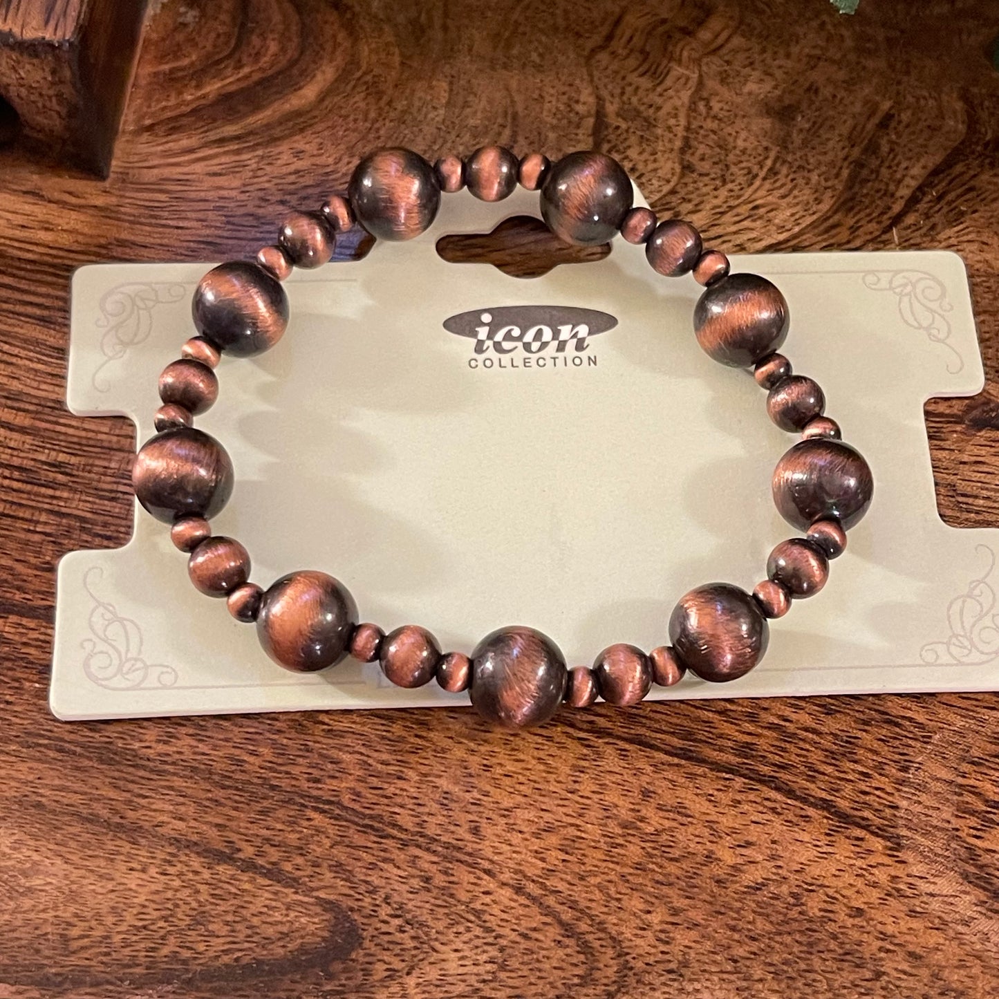 Copper Tone Dangle Earrings or Bracelet