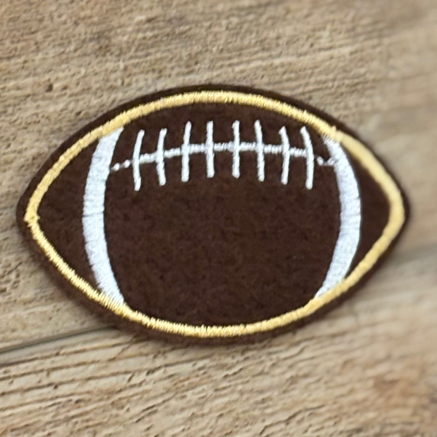 Embroidered Iron On Patch • Football • Tiger