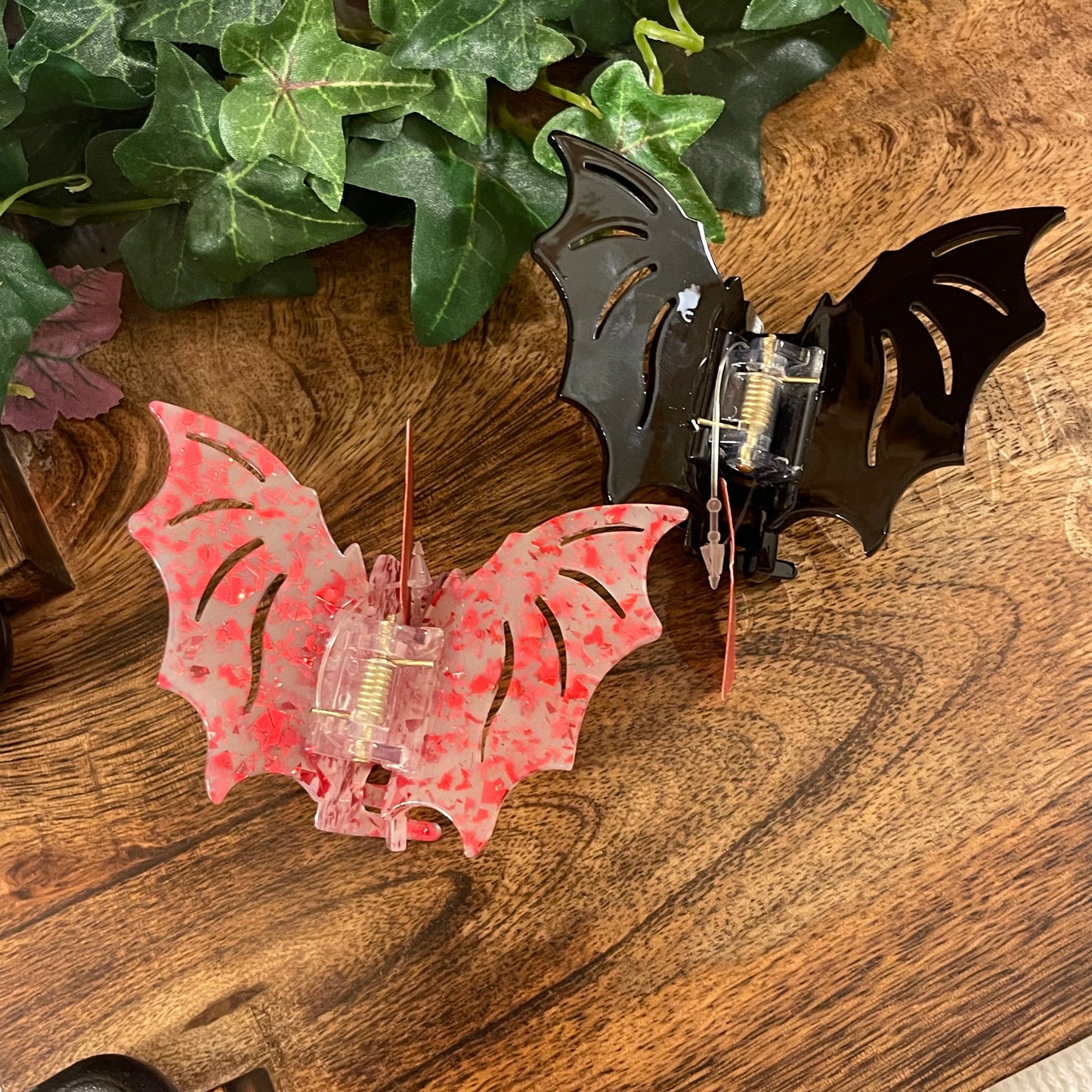 Halloween Hair Claw Clip • Bats