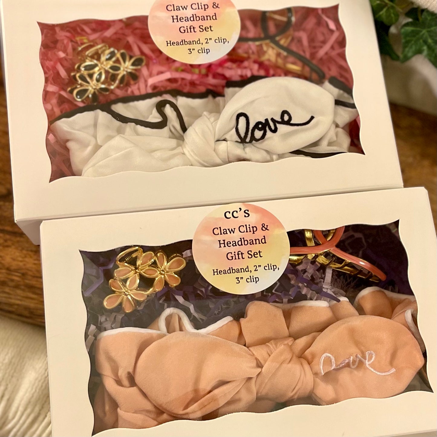 Spa Headband & Claw Cip Gift Set