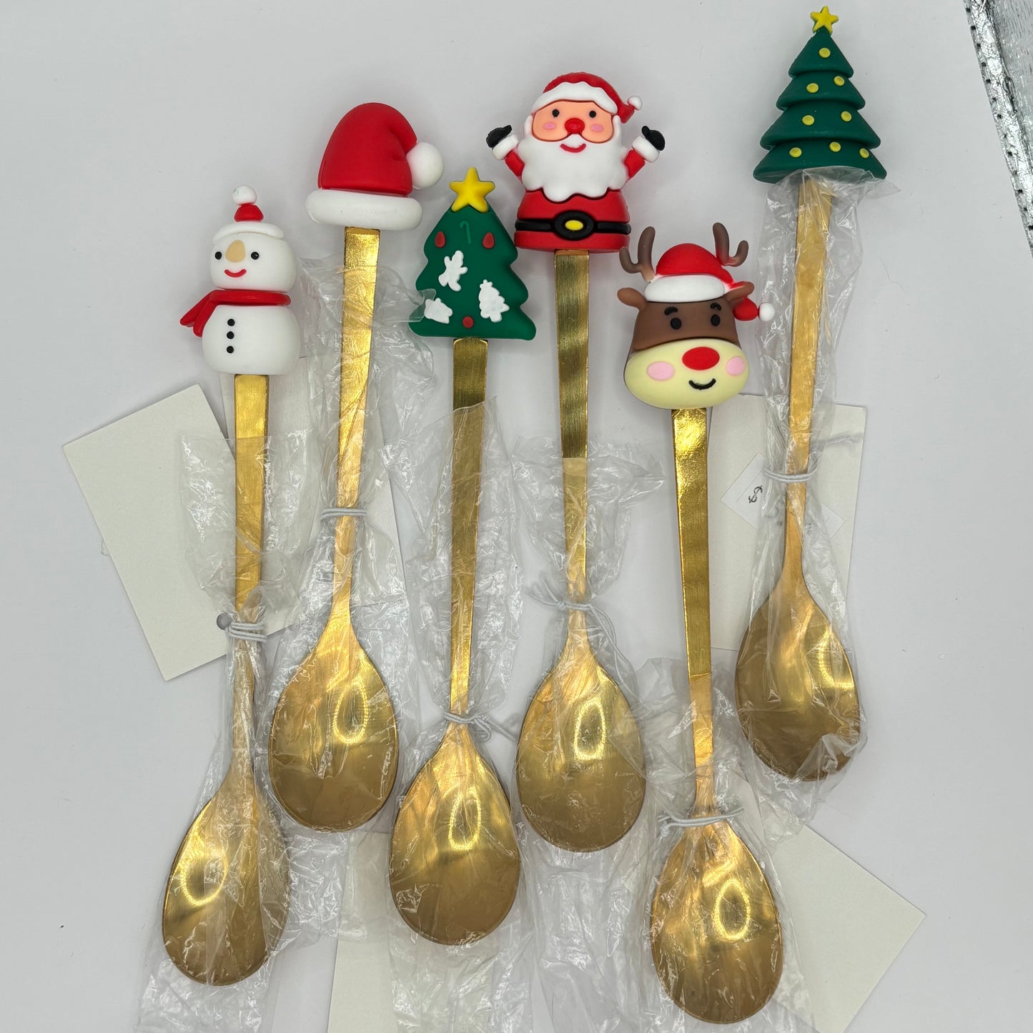 Christmas Stirrer Spoon or Boxed Spoon/Fork Set