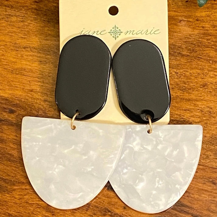 Jane Marie Post Back Resin Earrings