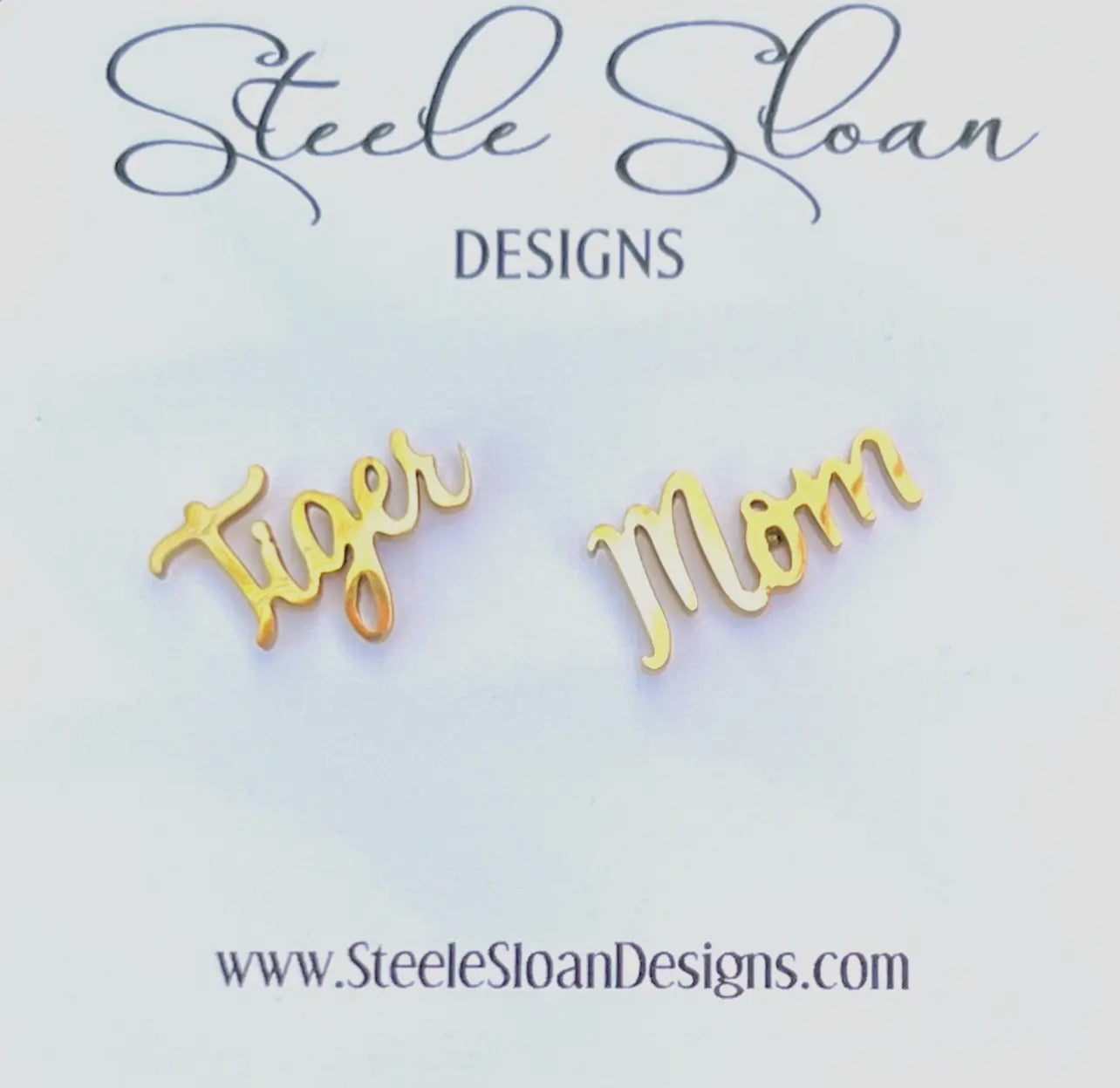 GameDay: Tiger Mom Post Back Earrings
