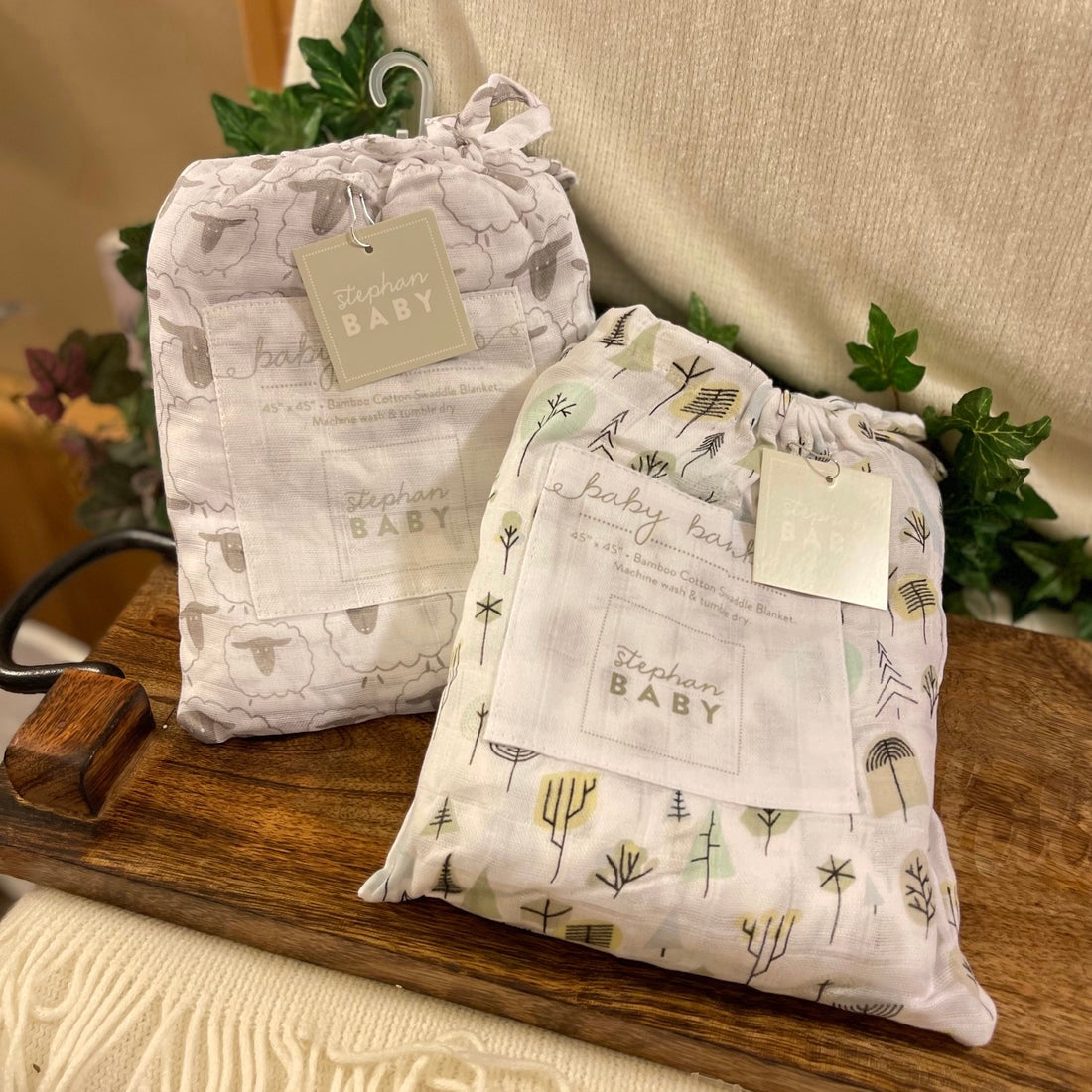 Bamboo Cotton Swaddle Blanket CC’s Beauty Bar & Boutique LLC