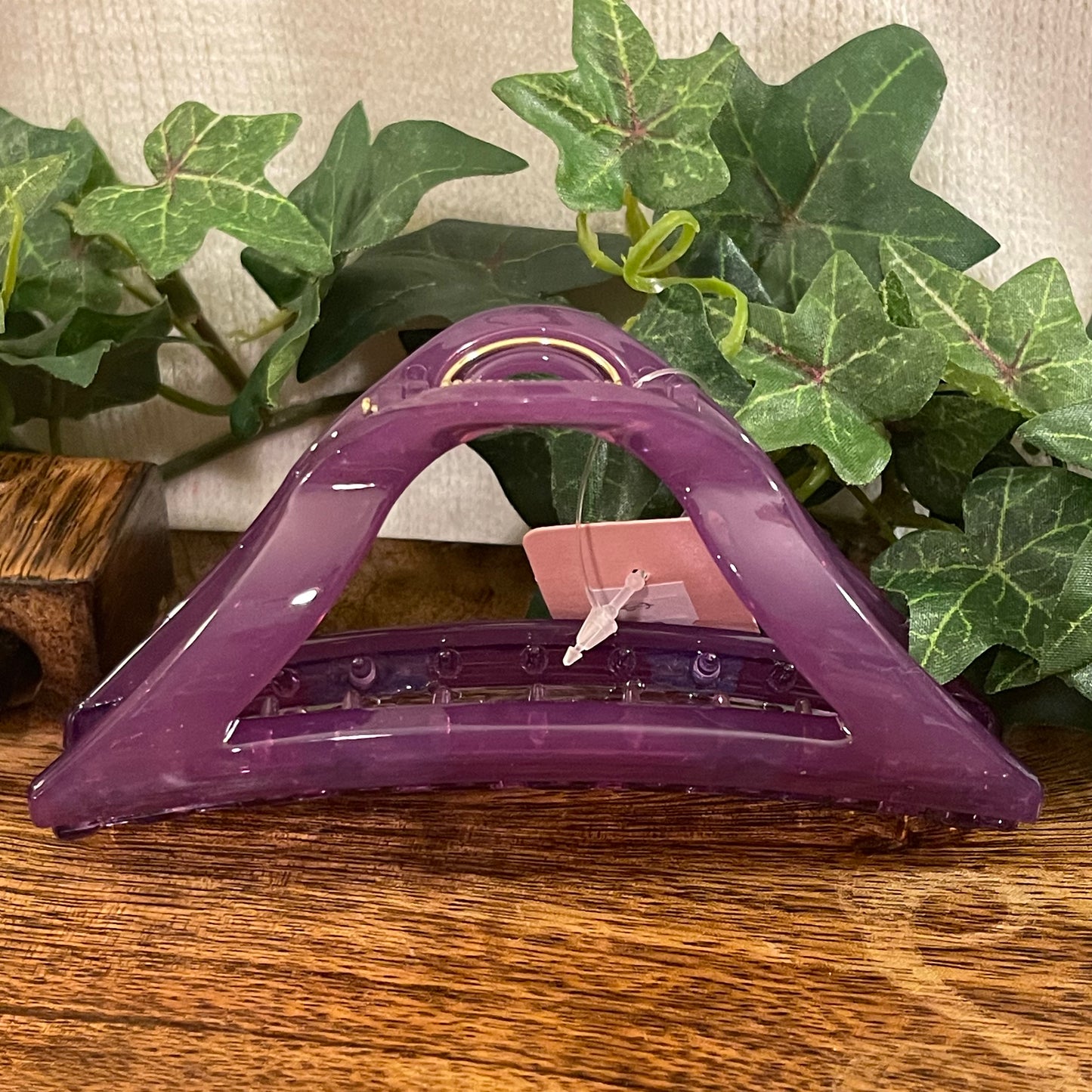 Purple Hair Claw Clip Set