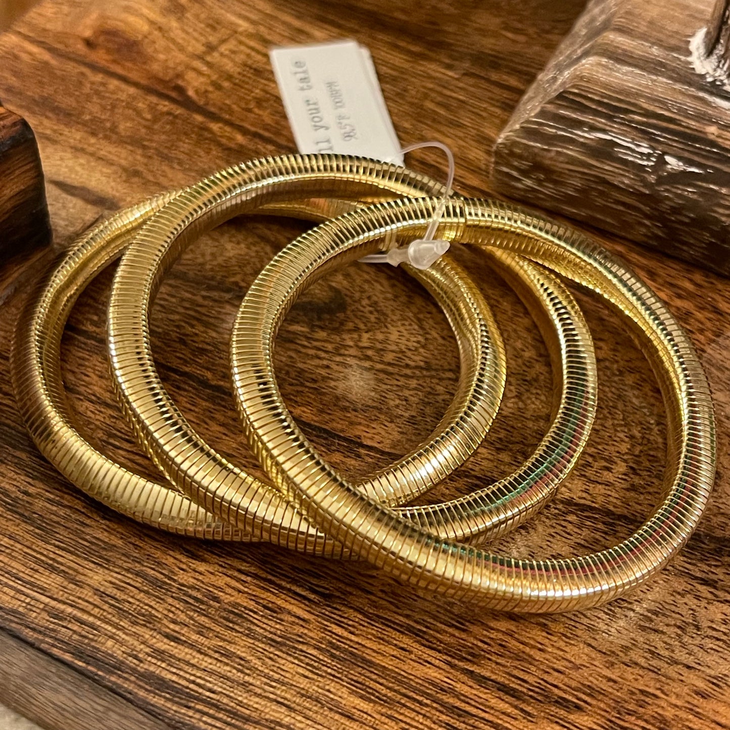 Omega Chain Stretch Bracelet