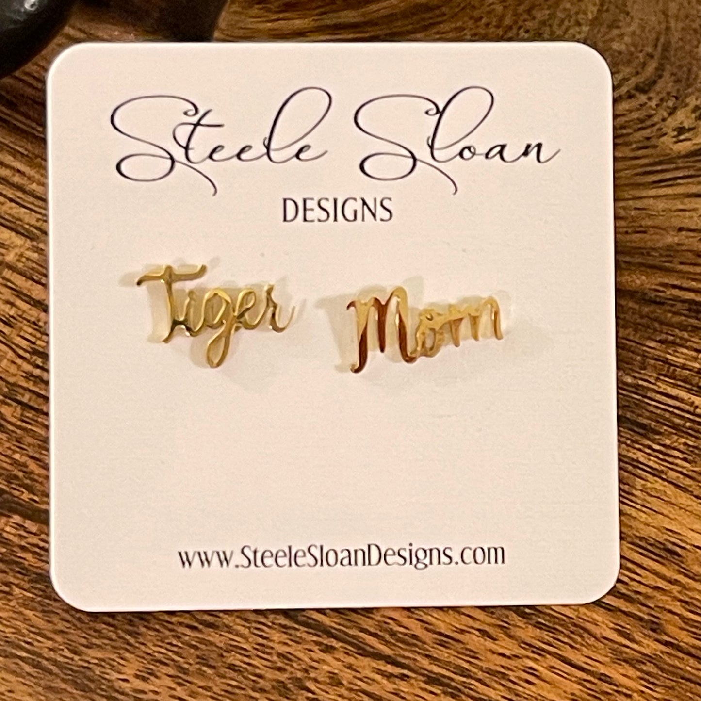 GameDay: Tiger Mom Post Back Earrings