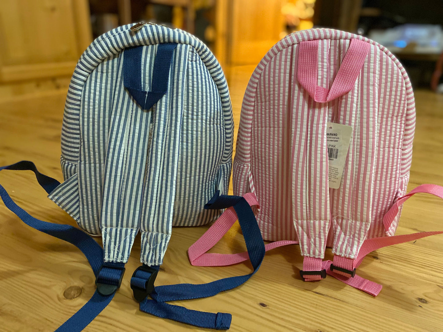 Seersucker Duffle * Backpack * Toiletries Bag