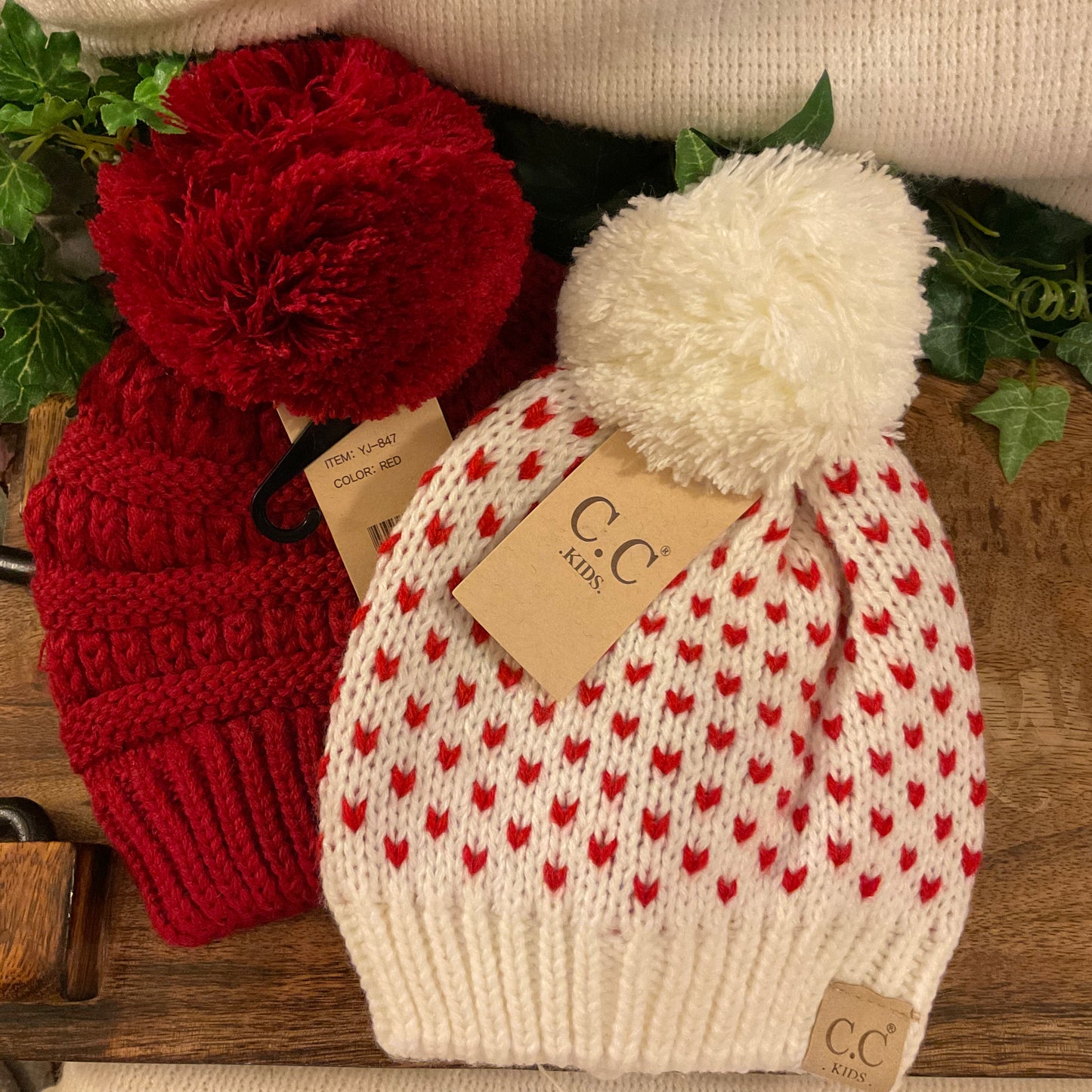 CC Kids Beanie Pom Beanie Hat