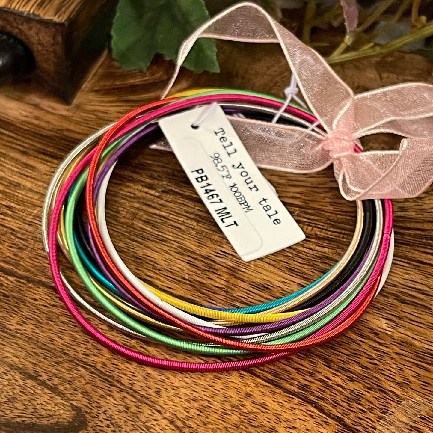 Guitar String Bracelet Stack