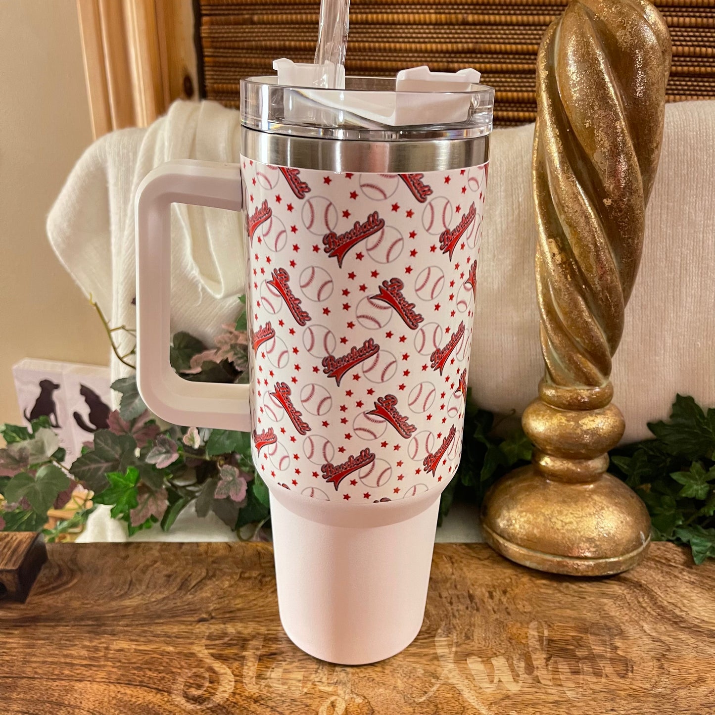Baseball 40oz Tumbler