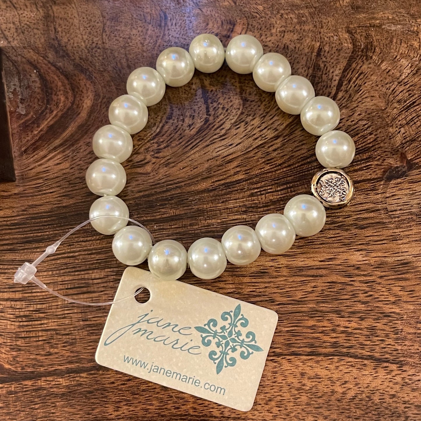 Jane Marie Faux Pearl Stretch Bracelet