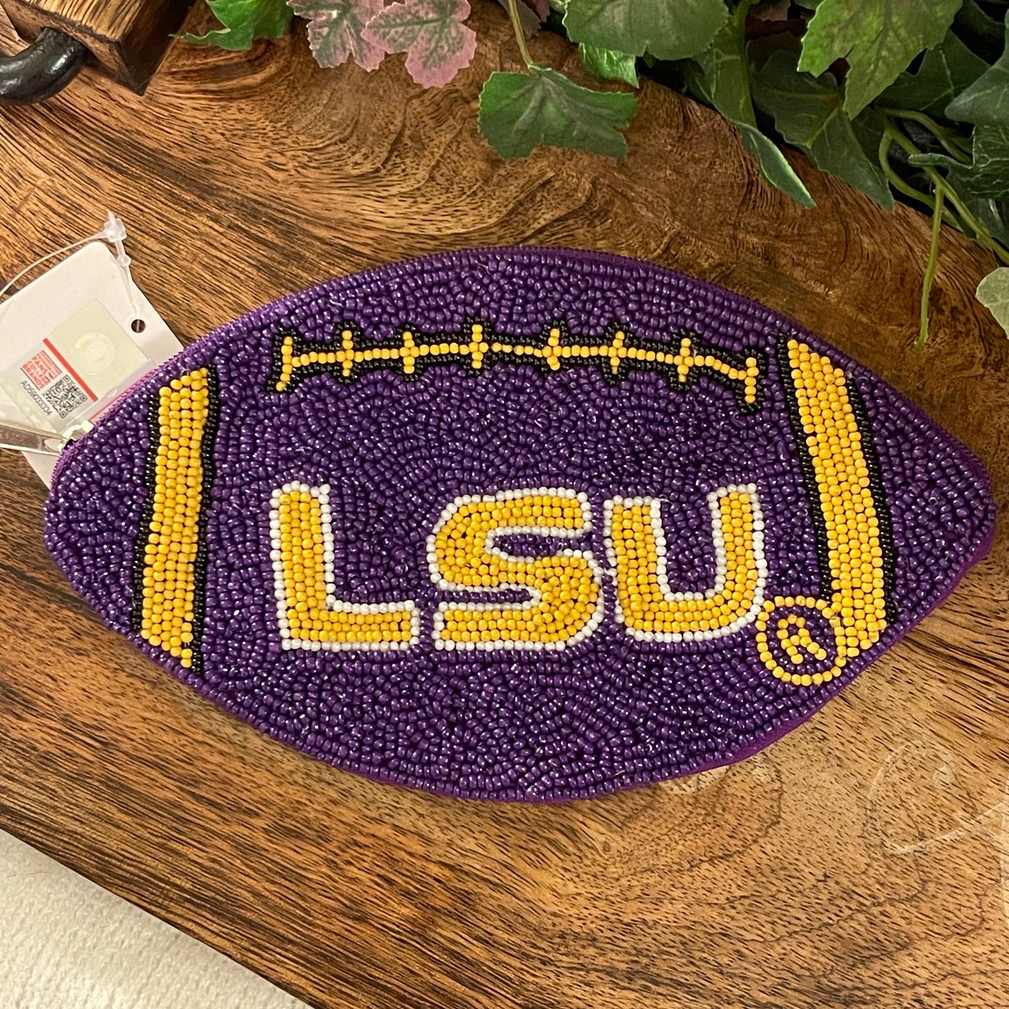 Officially Licensed LSU Seed Beaded 'LSU®'