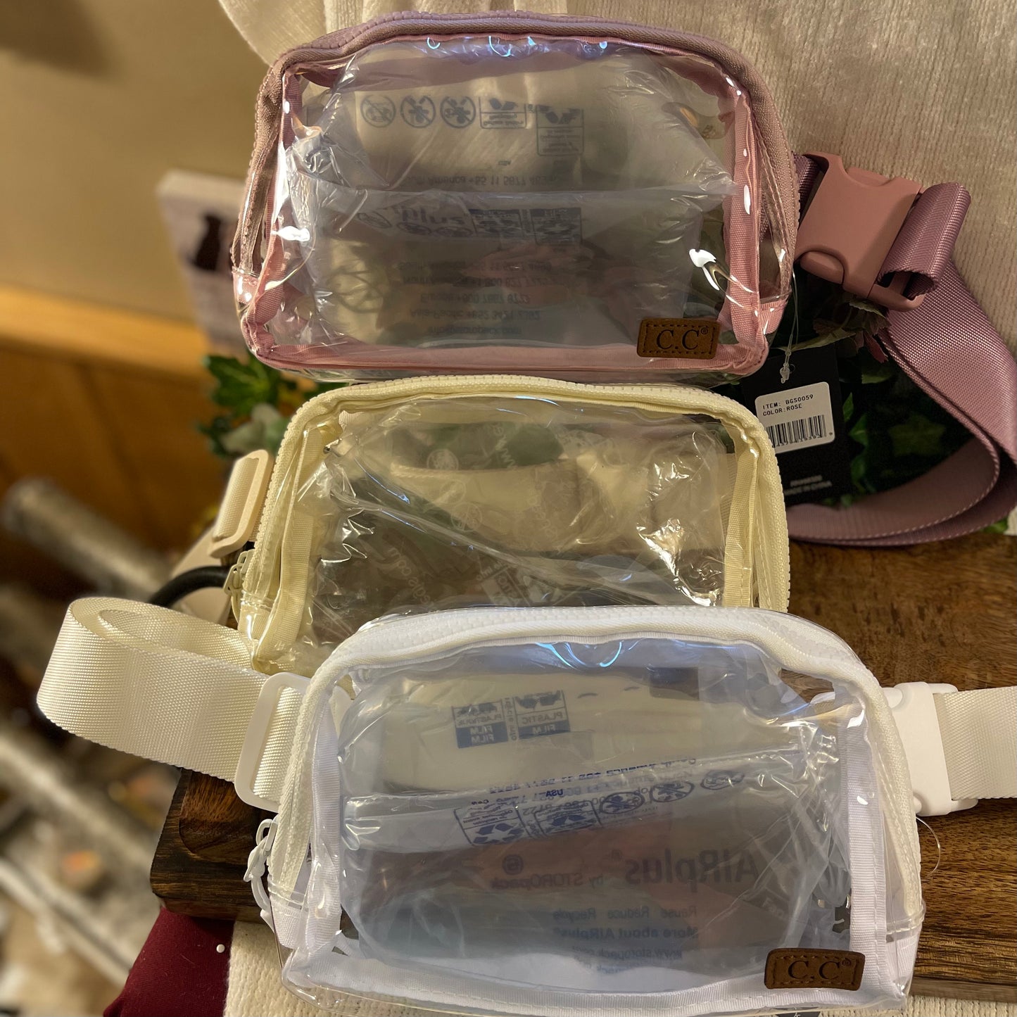 Stadium Bags: Clear Fanny Pack Belt Bag