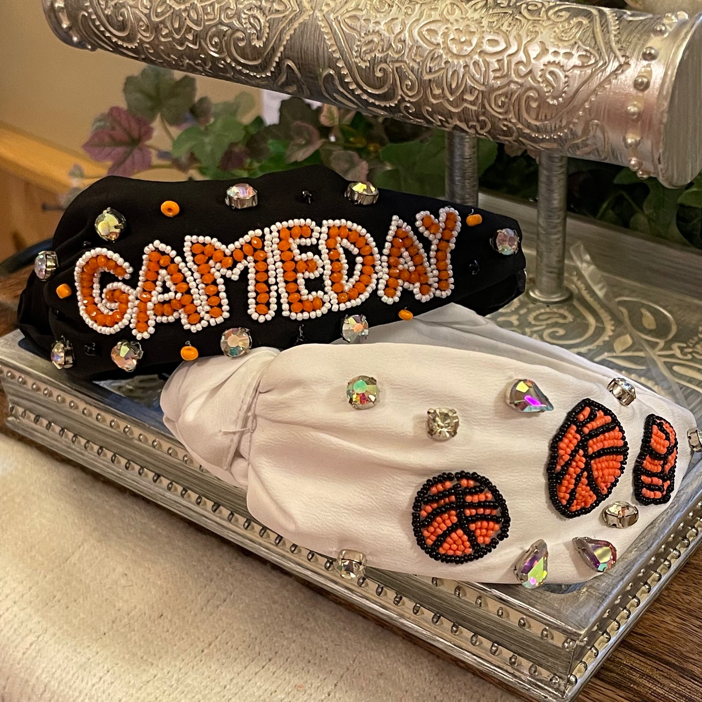 GameDay Seed Bead Headband
