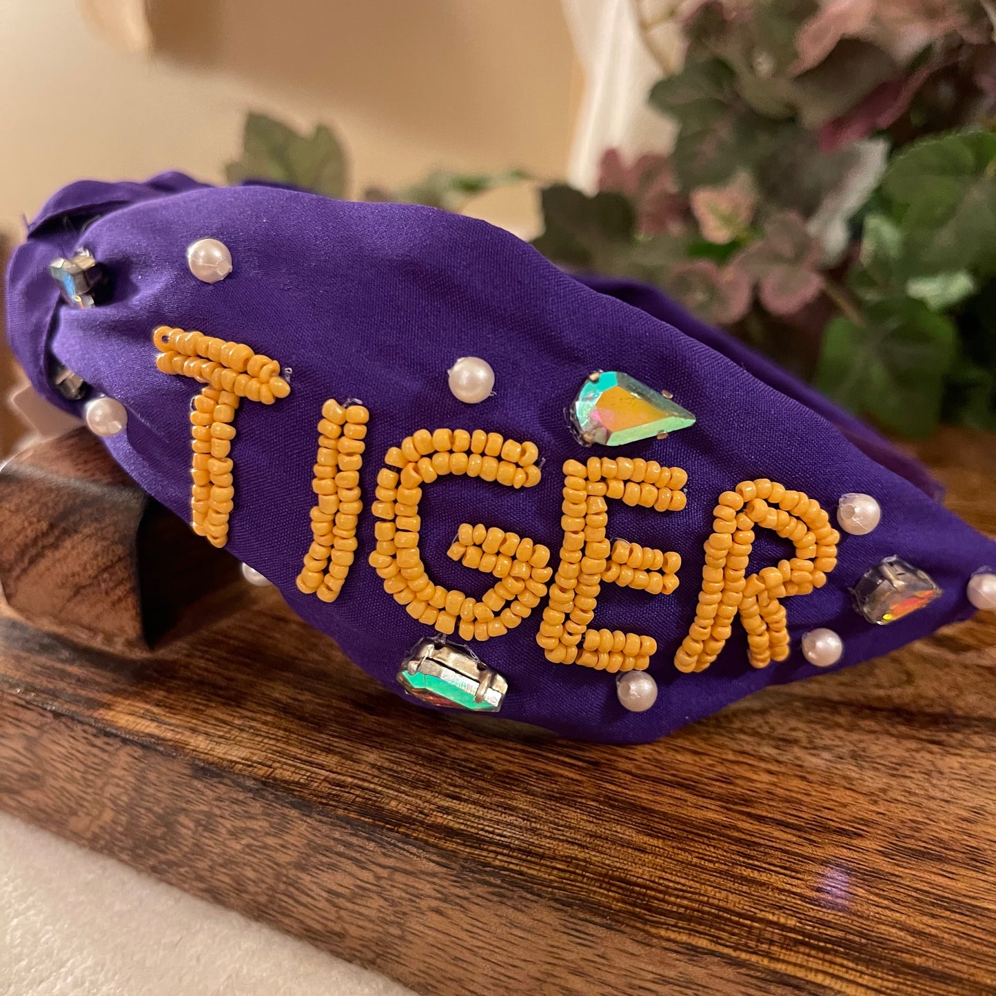 GameDay Seed Bead Headband