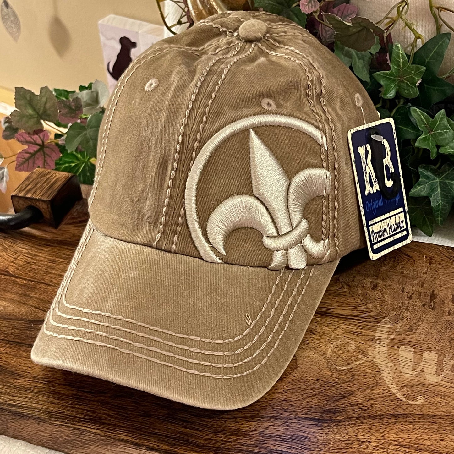 Fleur de Lis Ponytail Baseball Cap