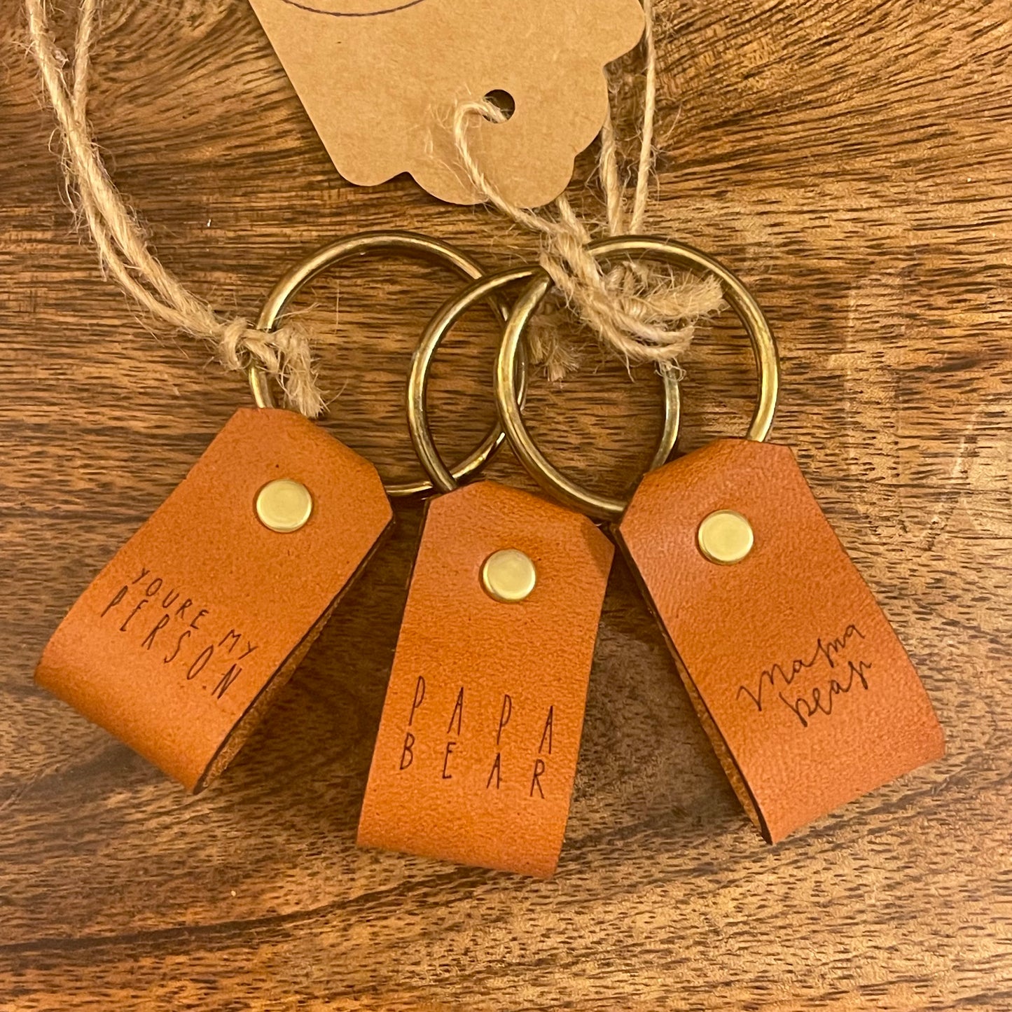 Leather Key Ring Made In The USA