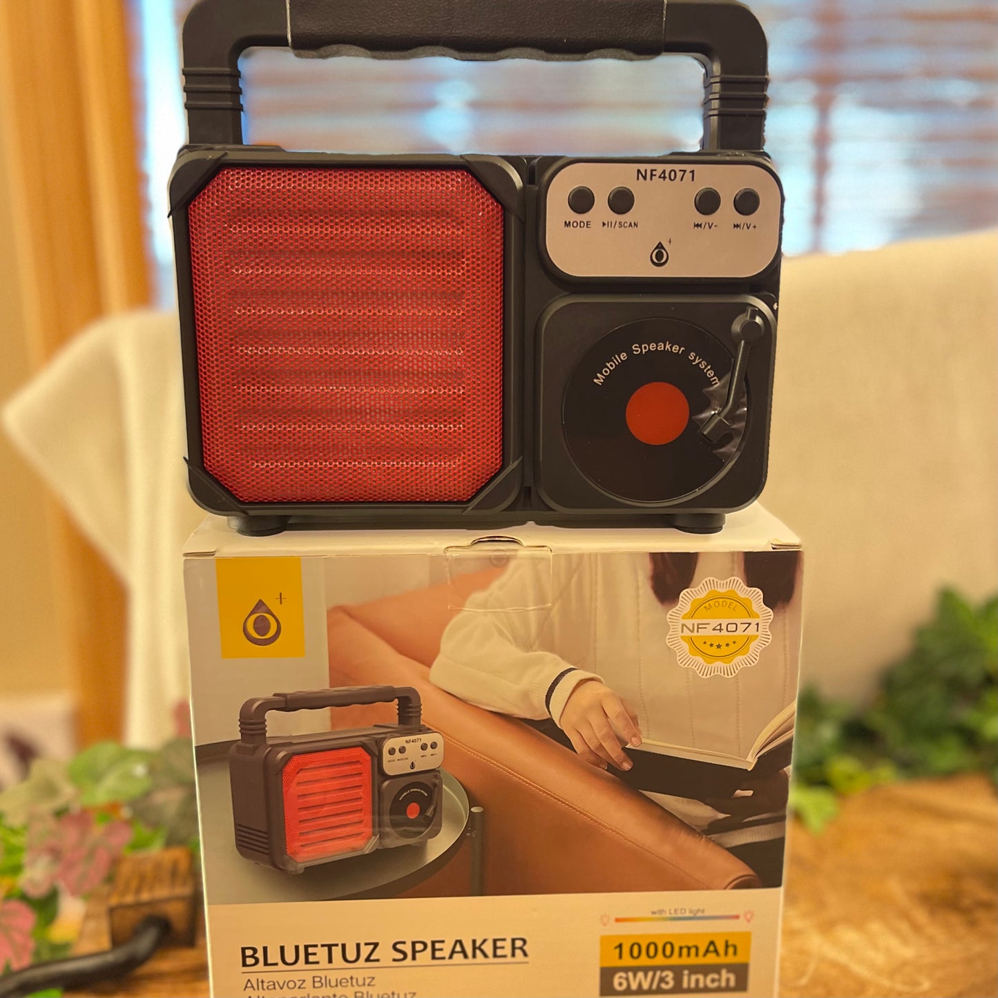 Retro Bluetooth Speakers 1000 mah