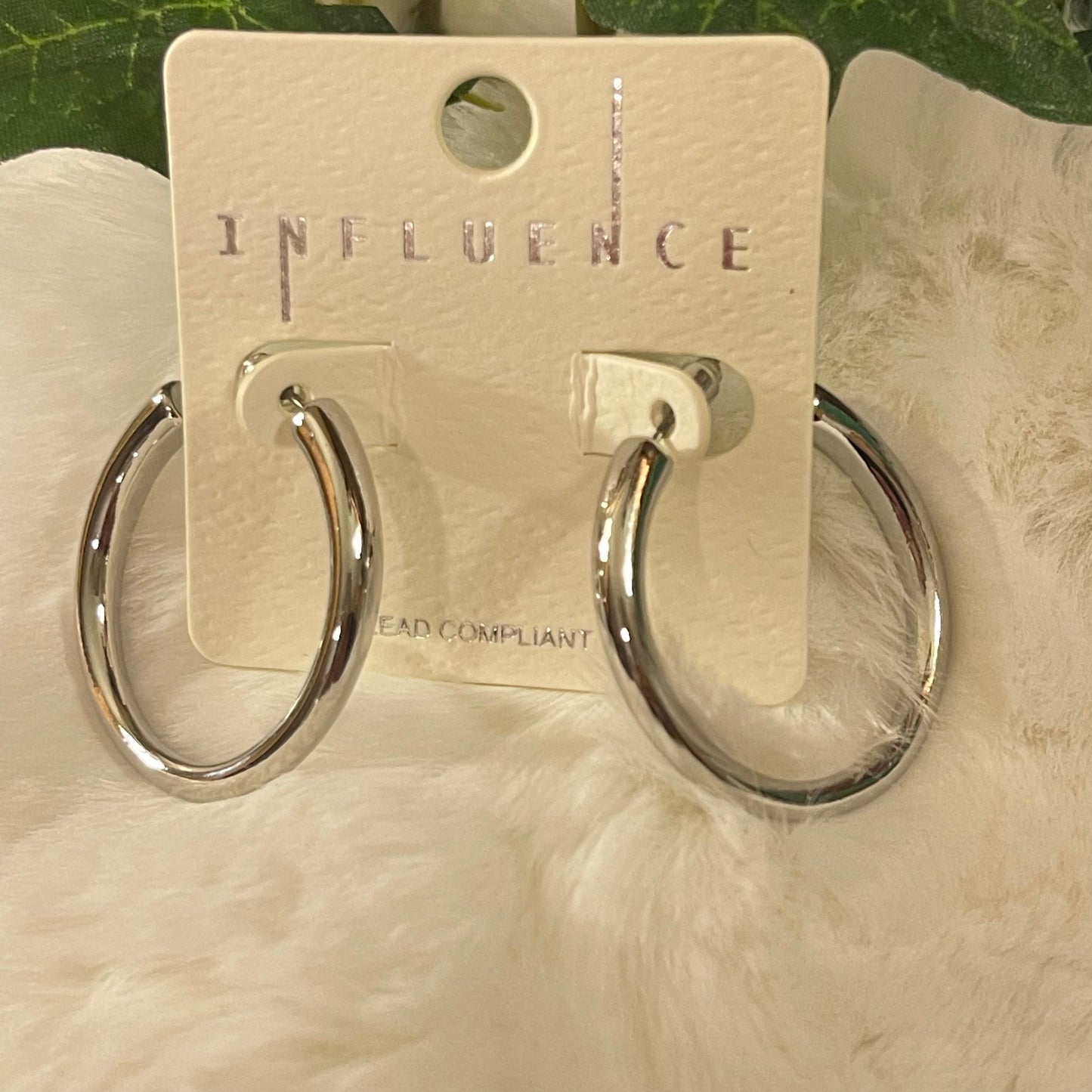 Silver Hoop Earrings
