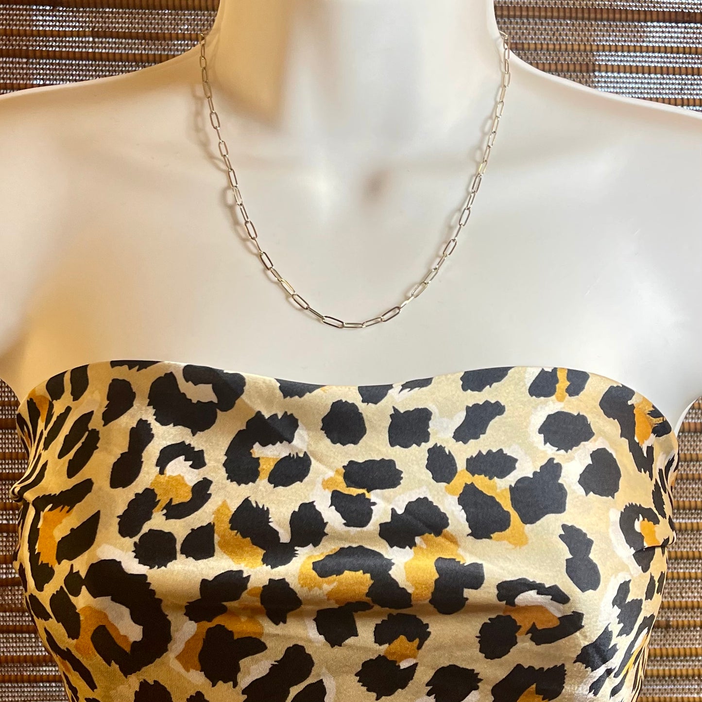 Silver Chain Link Necklace