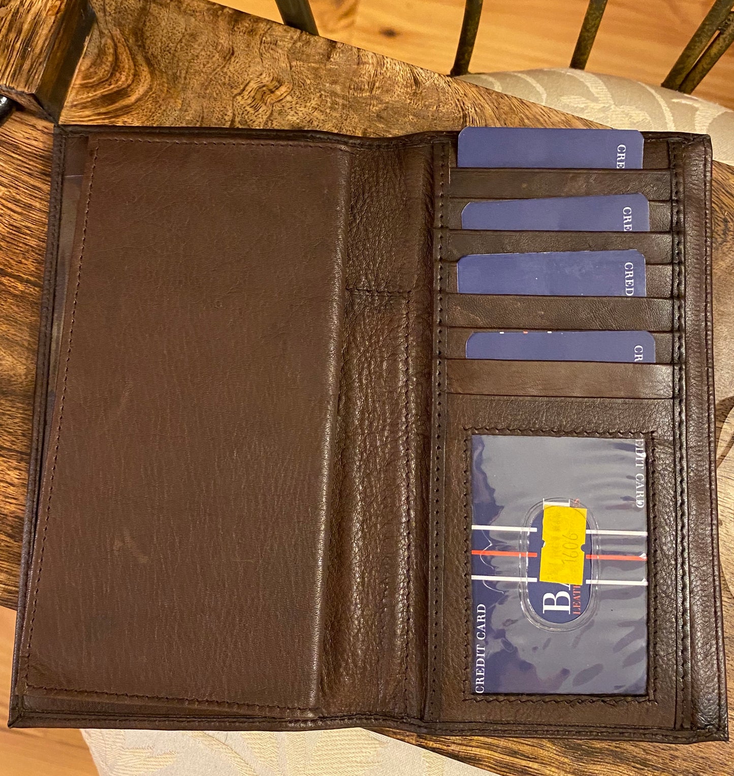 Genuine Leather Checkbook Covers/Rodeo Wallet