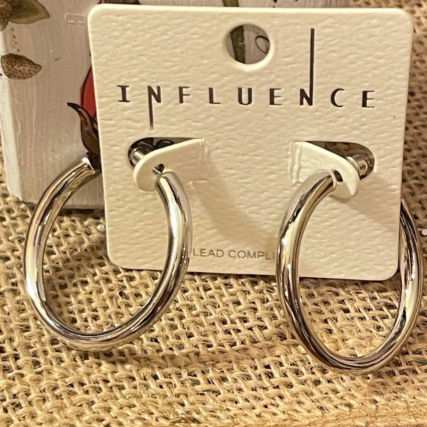 Silver Hoop Earrings