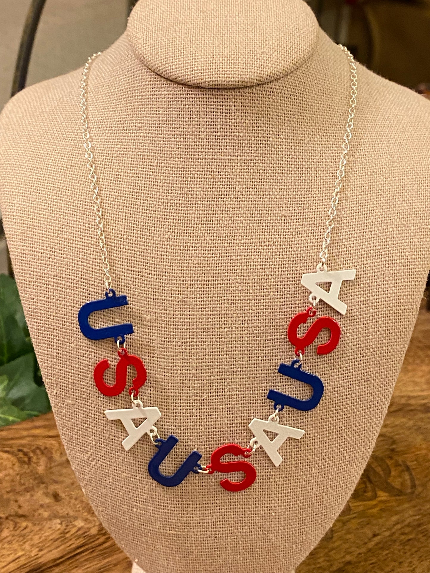 USA Necklace 18” plus extender