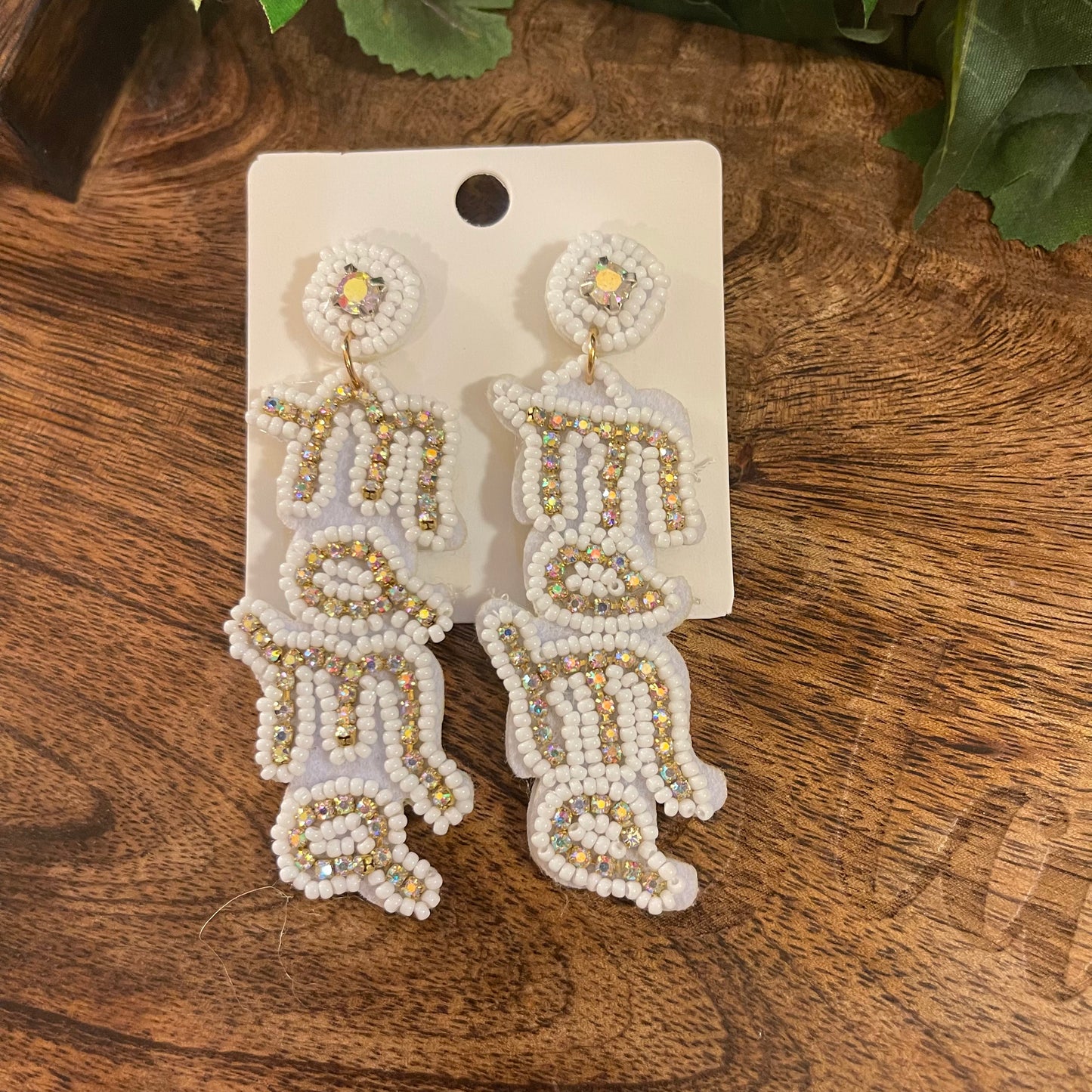 Mama Statement Post Back Earrings