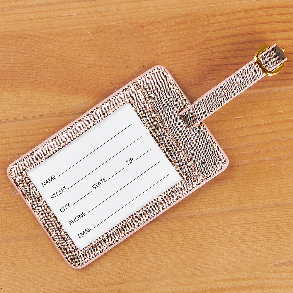 Mary Square "Mr. & Mrs." Luggage Tag Set