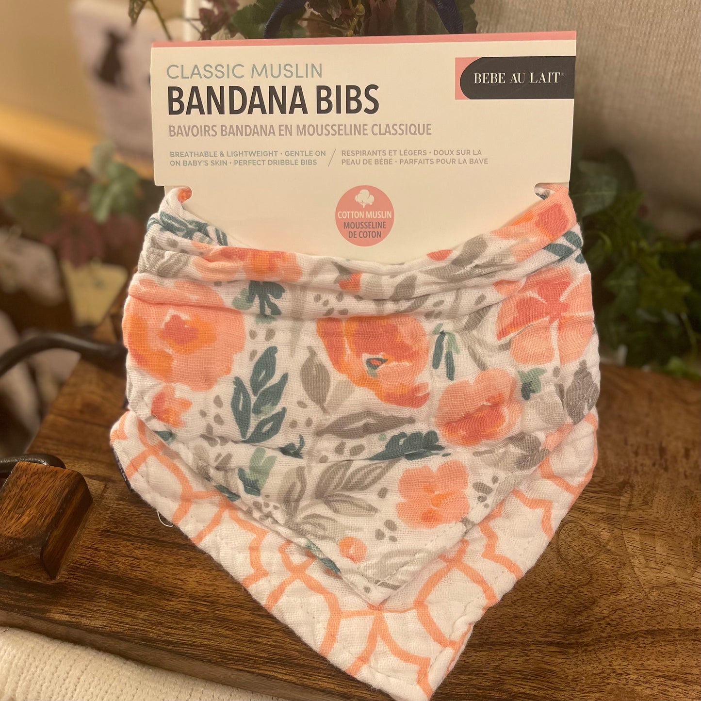 Classic Muslin Bandana Bib Set