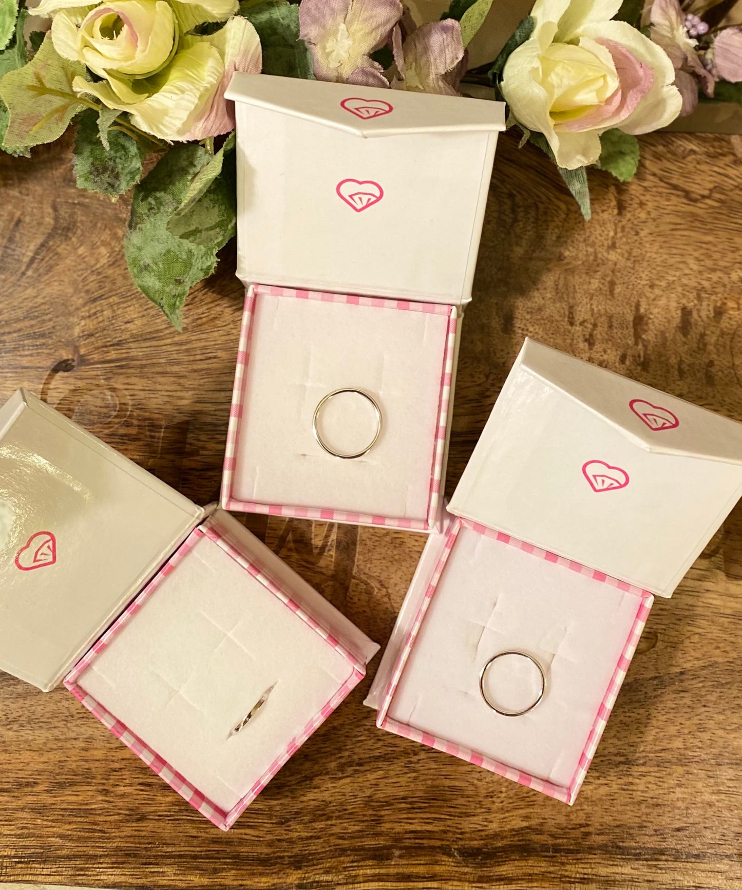 sterling silver baby rings