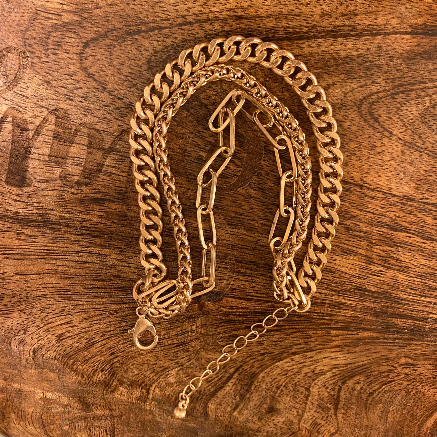Gold Bracelet 7.5” Plus 2” Extender With Claw Closure