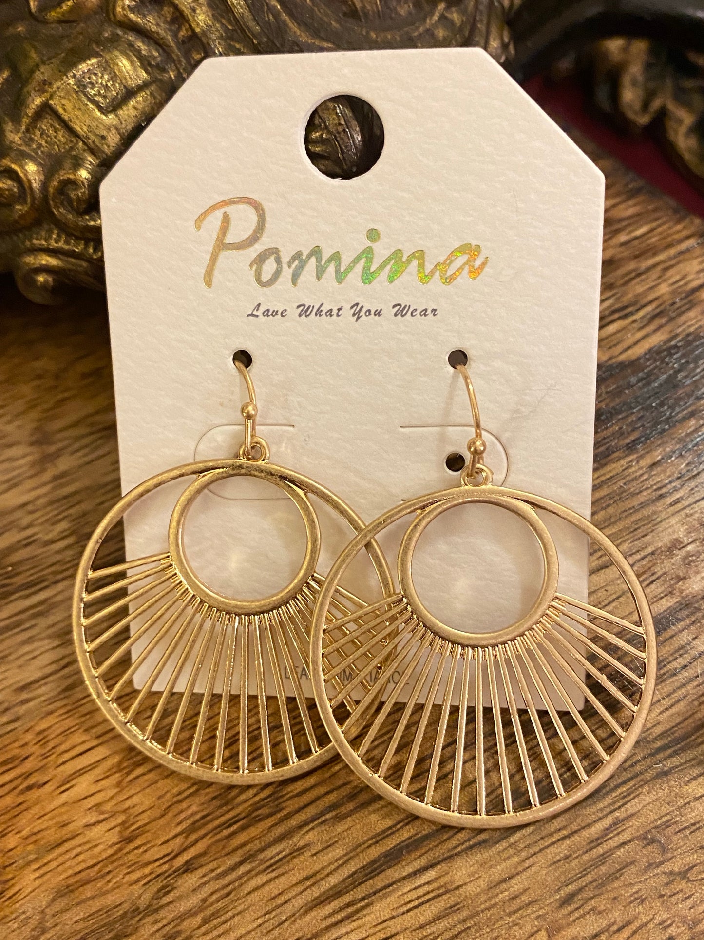 Earrings - Circle Dangle Earrings Silver