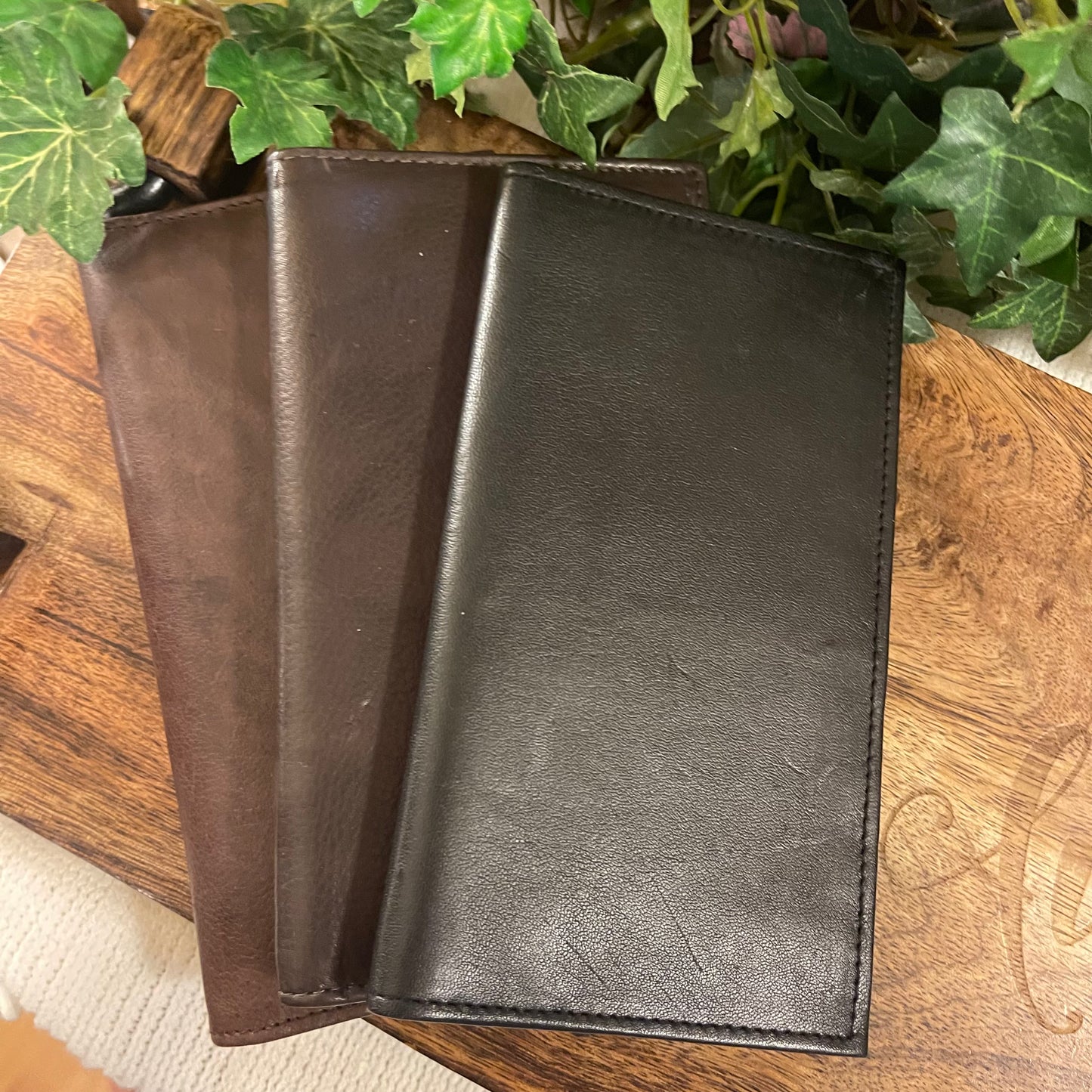 Genuine Leather Checkbook Covers/Rodeo Wallet