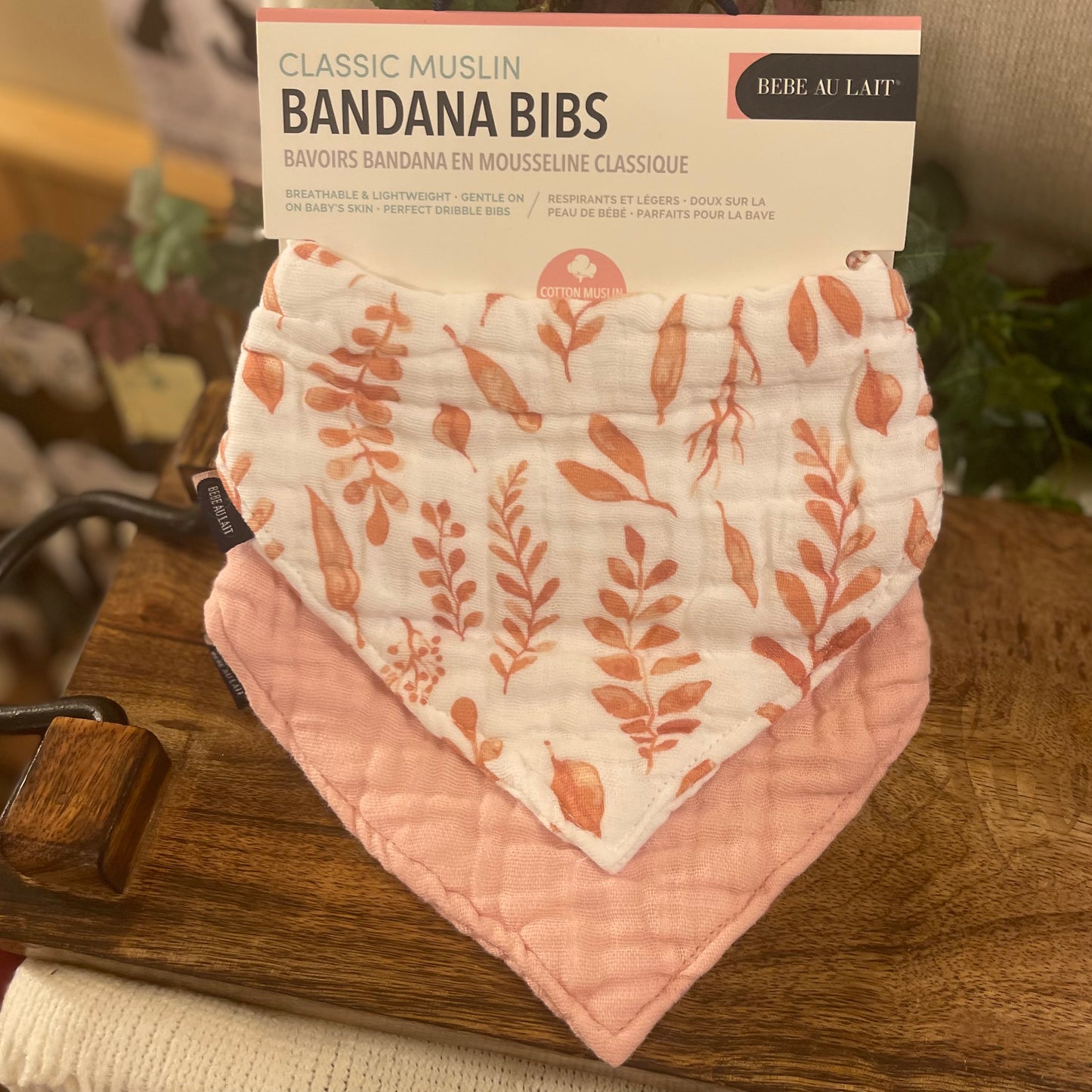 Classic Muslin Bandana Bib Set
