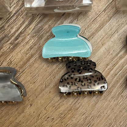 Set Of Two Hair Claw Clips 1.5”