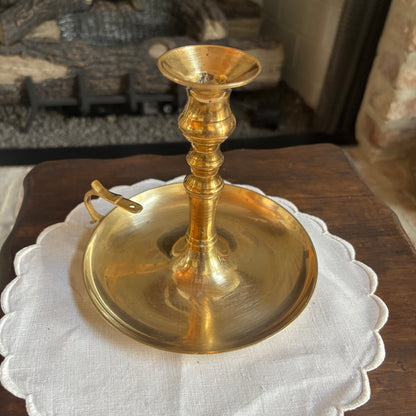 Solid Brass Chamberstick
