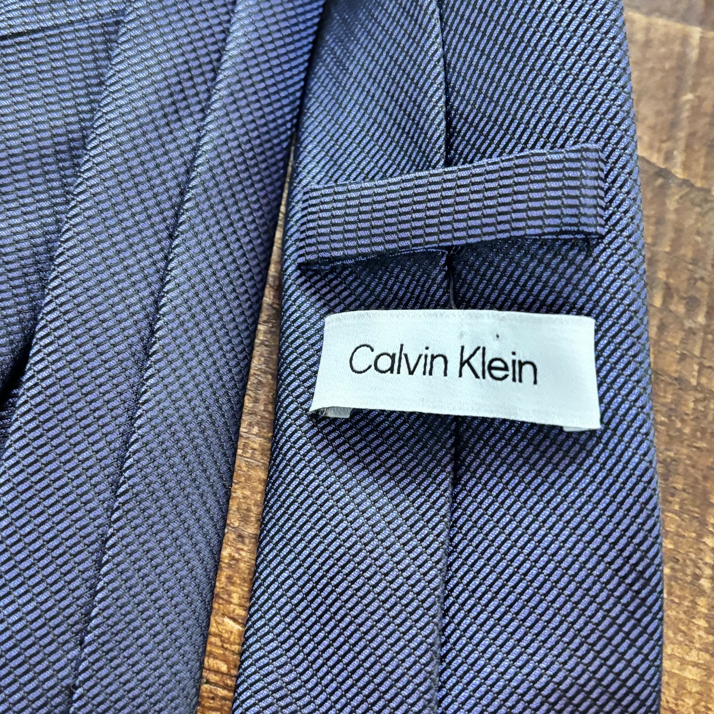 Calvin Klein Blue Necktie Duo - Solid and Striped
