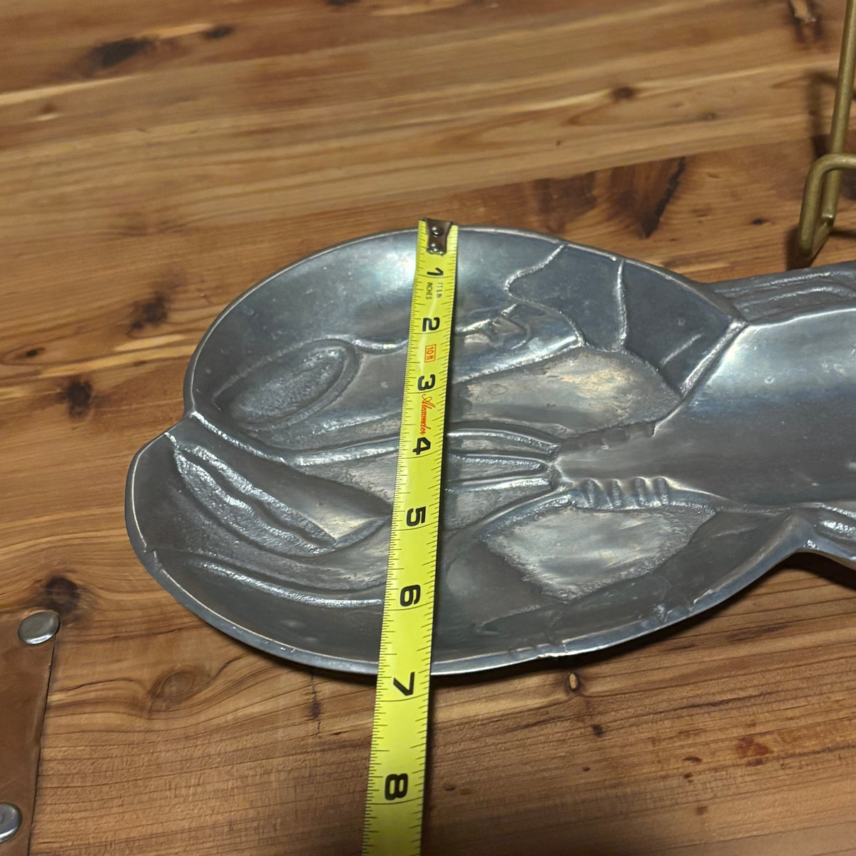 Vintage Cast Aluminum Crawfish/Lobster Appetizer Tray