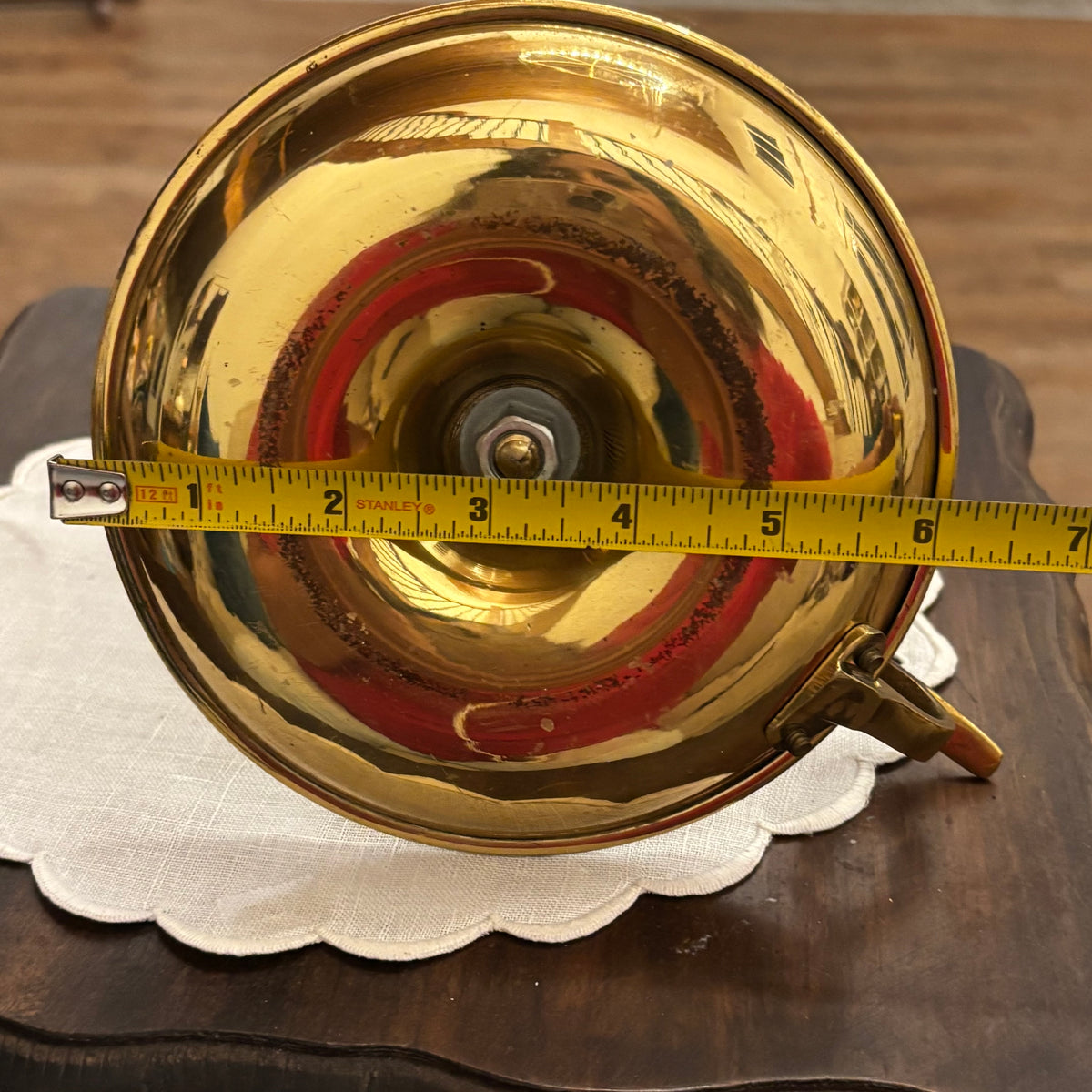 Solid Brass Chamberstick with Adjustable Candle Height