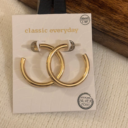 Gold Hoop Earrings