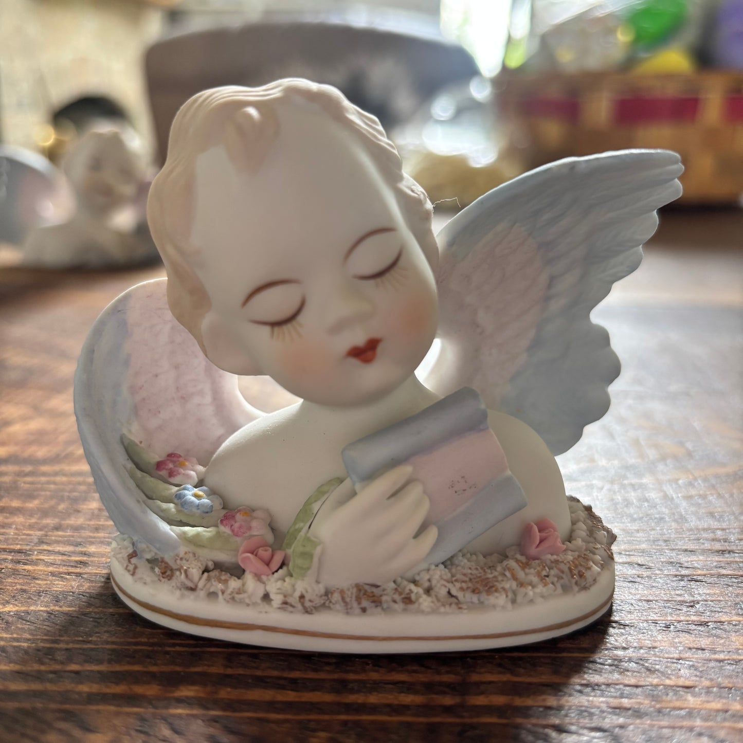 Lefton China 1950’s - Set of 4 Angels with Music Notes