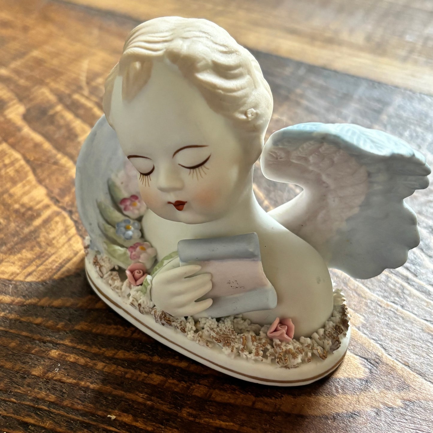 Lefton China 1950’s - Set of 4 Angels with Music Notes