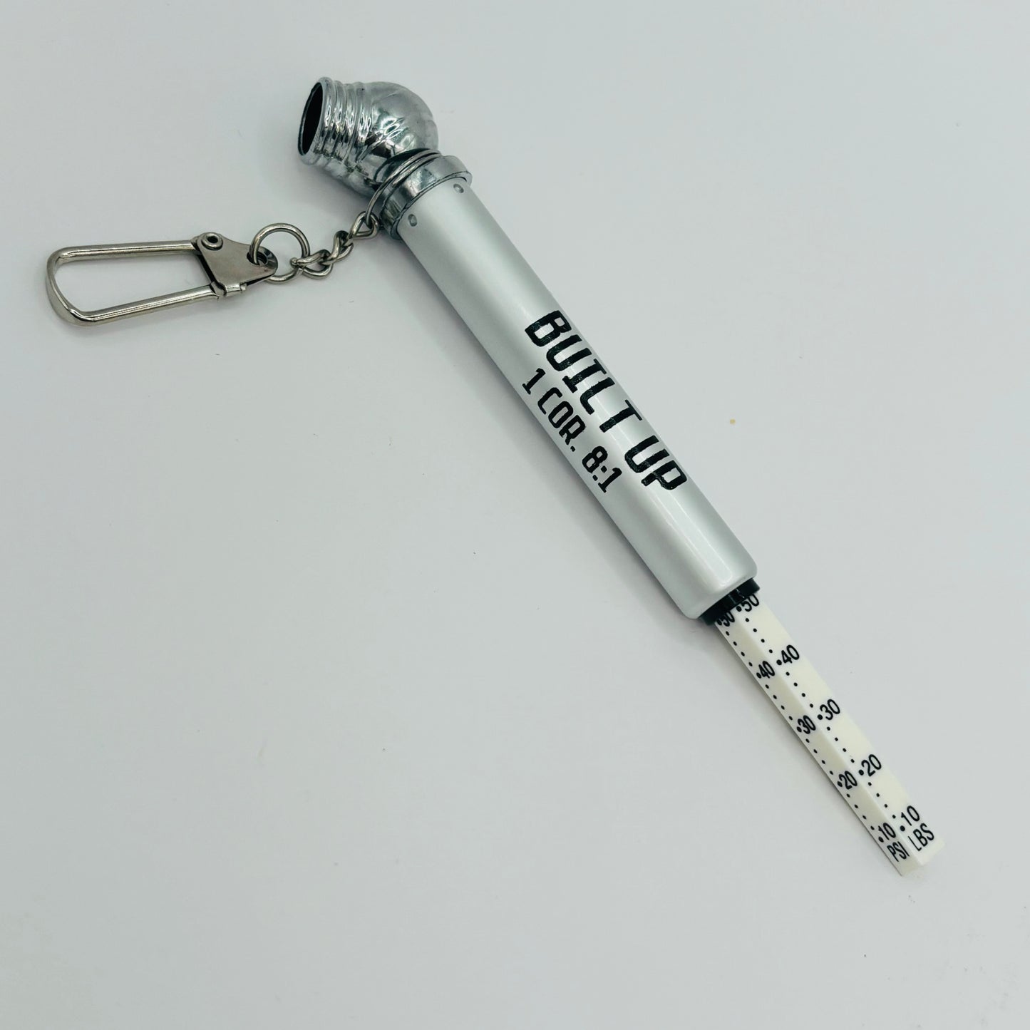 Tire Pressure Gauge & Prayer Card Gift for Husband